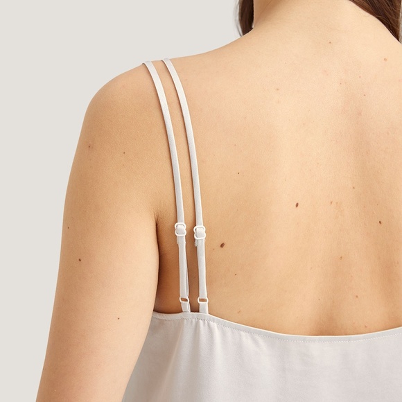 NAP Double Strap Slip Dress in Pearl River - Picture 3 of 6